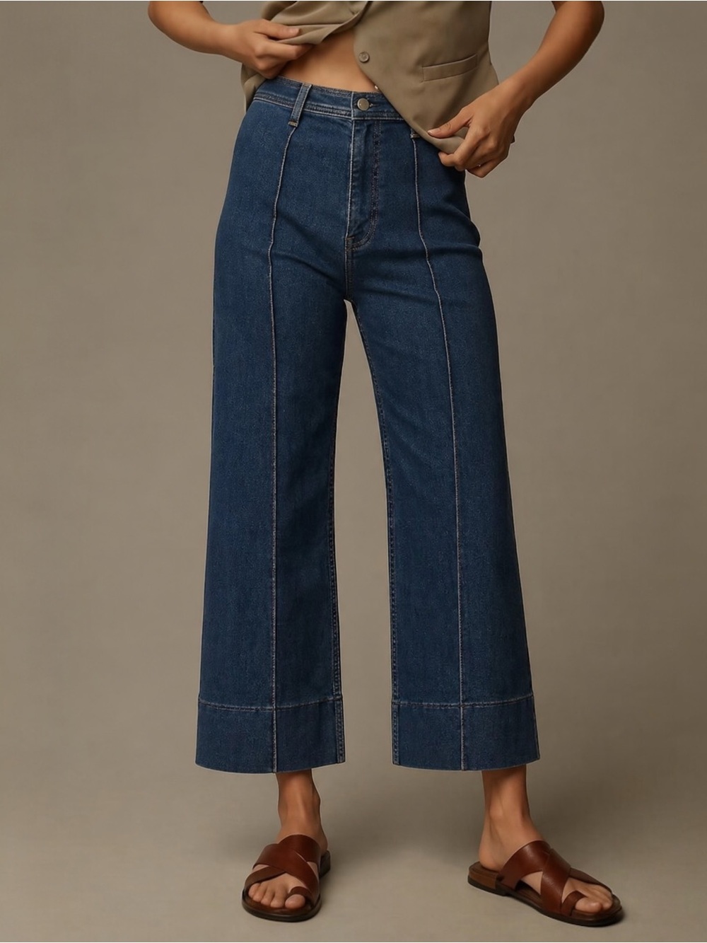 Pistola Penny Ankle Wide Leg Jeans - Picture 2 of 7